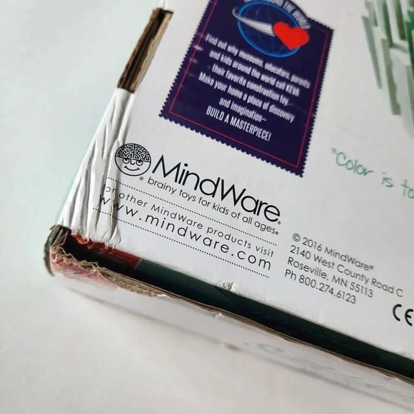 KEVA PLANKS Teal Maple Learn Stack Build Brain Toy 2013 Mindware Precision Green - Picture 8 of 16